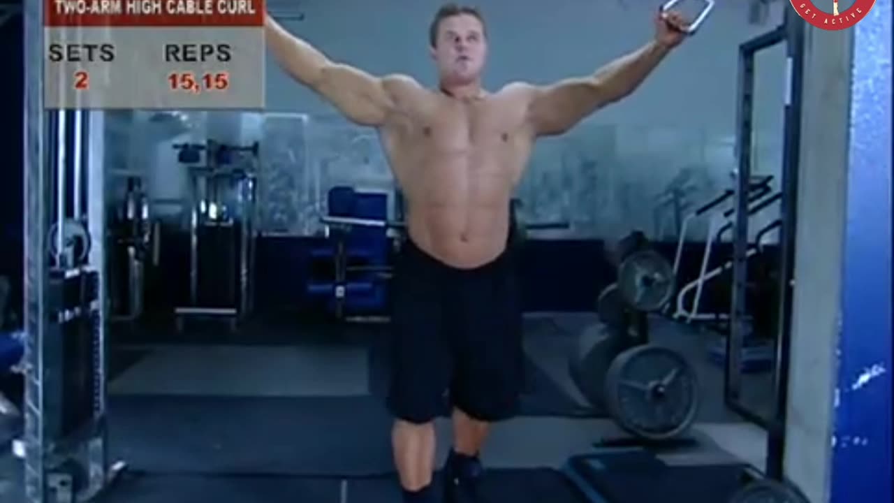 How To Perform The Two-Arm High Cable Curl - Tommi Thorvildsen Tutorial