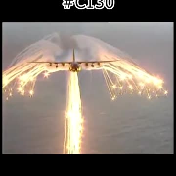 Watch Giant #C130 Hercules Flares #Aviation #Fly #AeroArduino