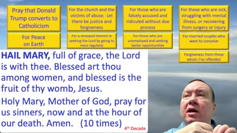 Mary's Daily Live Holy Rosary Prayer at 8:00 p.m. EDT 05/17/2025