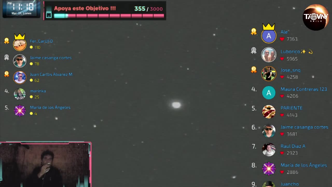 Astrovnilogy live Uncle UFO Chile 31-03-25 Tik Tok broadcast