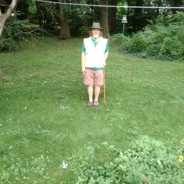 Some Saturday morning fun with my standard carry Hickory Cane