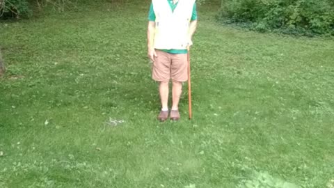 Some Saturday morning fun with my standard carry Hickory Cane
