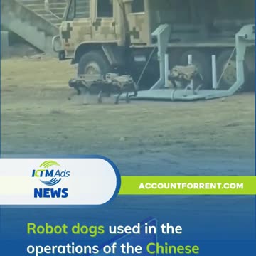 Robot dogs used in the operations of the Chinese army. - KTM Ads Agency - accountforrent.com