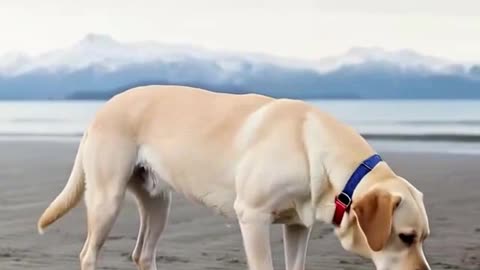 Adorable Dog Enjoys
