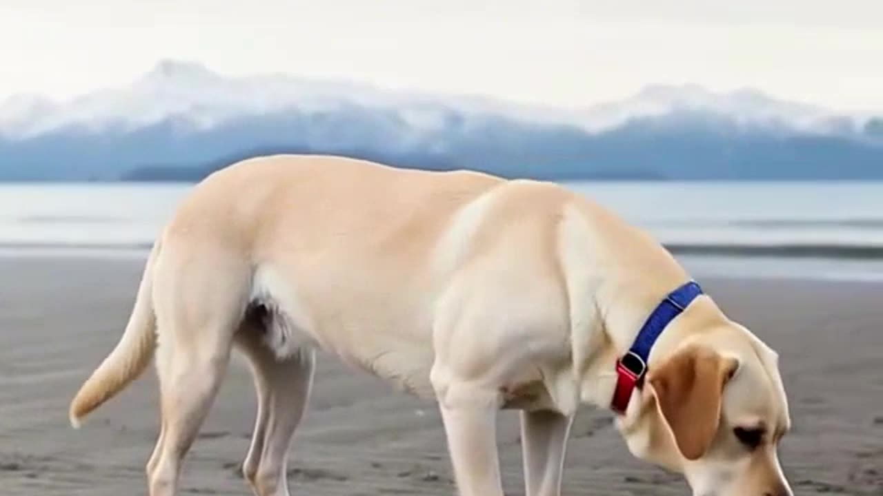 Adorable Dog Enjoys