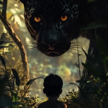 🦁⚡ Lion Attacks a Child – Black Leopard to the Rescue! 🐆🔥