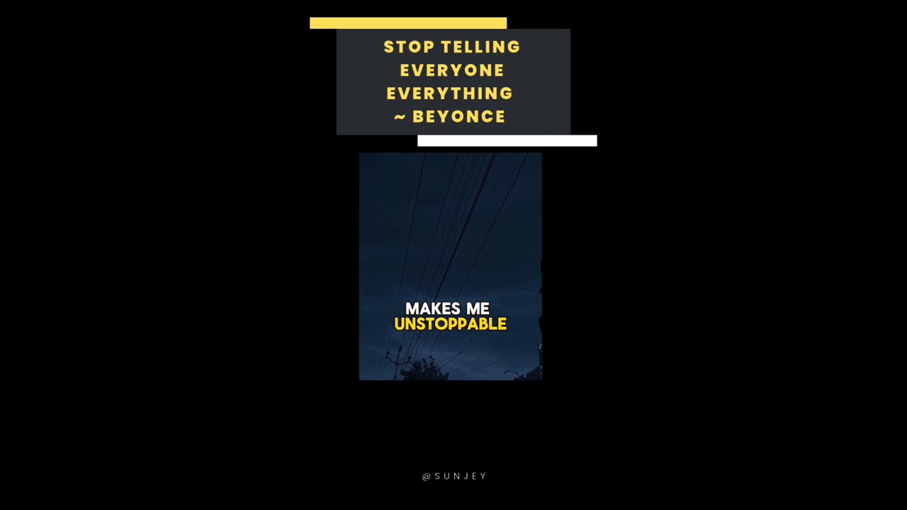 Stop telling everyone everything