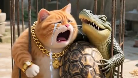 Orange Cat funny 😆 #Orange #Cat #funny #video