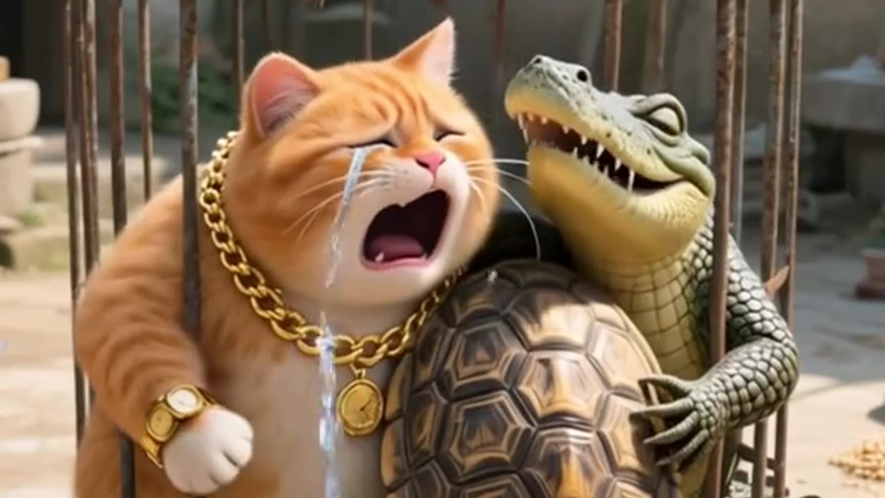 Orange Cat funny 😆 #Orange #Cat #funny #video
