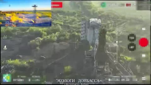Shelling of a Kozak APC Near the Novodzerzhinskaya Mine