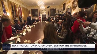 President Trump closes out his cabinet meeting on the subject of Somali’s