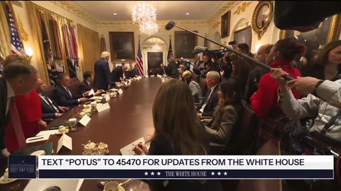 President Trump closes out his cabinet meeting on the subject of Somali’s
