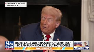 "You put them in great danger": Watch President Trump slam Democrats calling for I.C.E. agents