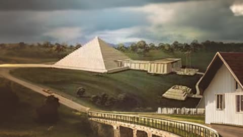 Pyramid and Great Wall in Indiana
