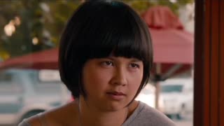 Charlyne Yi acting like a cat in This is 40