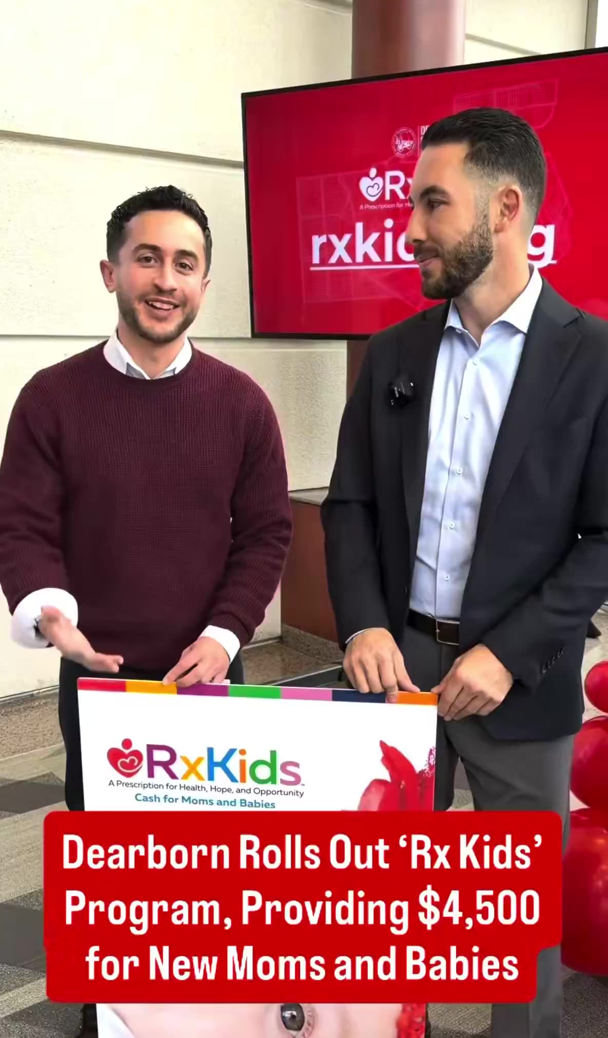 Mayor Abdullah Hammoud announces the City is paying Mothers $4,500 for EVERY BABY they have.