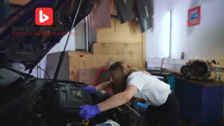 Sexy girl on work by Barbara Media Exclusive Production
