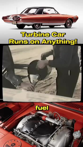 Turbine Car Runs on Anything Flammable