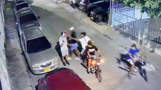 Atraco en el barrio El Recreo