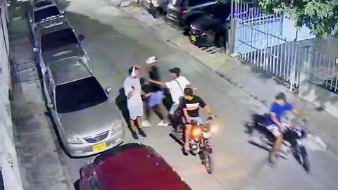 Atraco en el barrio El Recreo