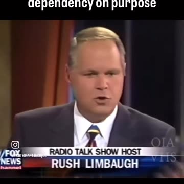 Rush Liberalism creates dependency on purpose