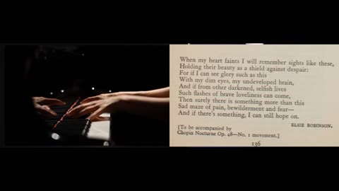 Beauty As A Shield by Elsie Robinson (accompanied by Chopin Op.48 #1