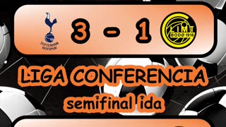 Resultado del partido de la europa league y conference league del día 1 de mayo.