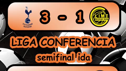 Resultado del partido de la europa league y conference league del día 1 de mayo.