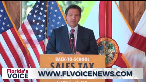 Gov DeSantis announced tax big sales-tax holiday for 2nd amendment