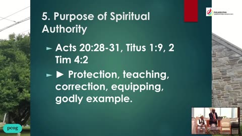 Bishop Terry Slowe : "Authority Originates From God Alone"