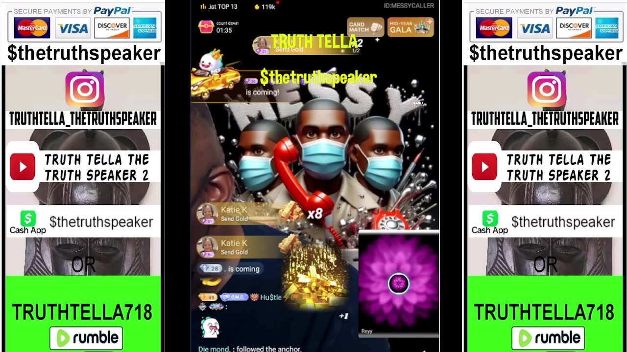 MESSY CALLER EVENING SHIT SHOW PT. 2 LINES MRS. THERESA & MORE