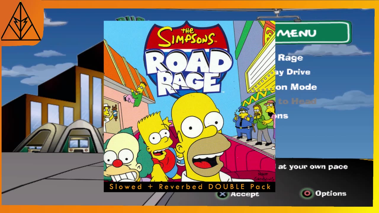 Menu - Simpsons Road Rage OST [slowed + reverbed]