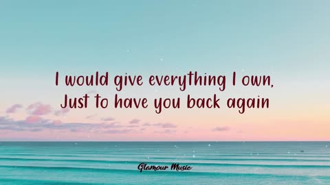 Bread - Everything I Own (Lyrics)
