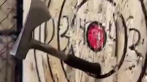 😂🪓 Wait For The Crazy Axe Throw Surprise! Casual Axe Throw | FunFM
