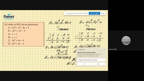 PAMER SEMESTRAL 2023 | Semana 05 | Álgebra: Factorización