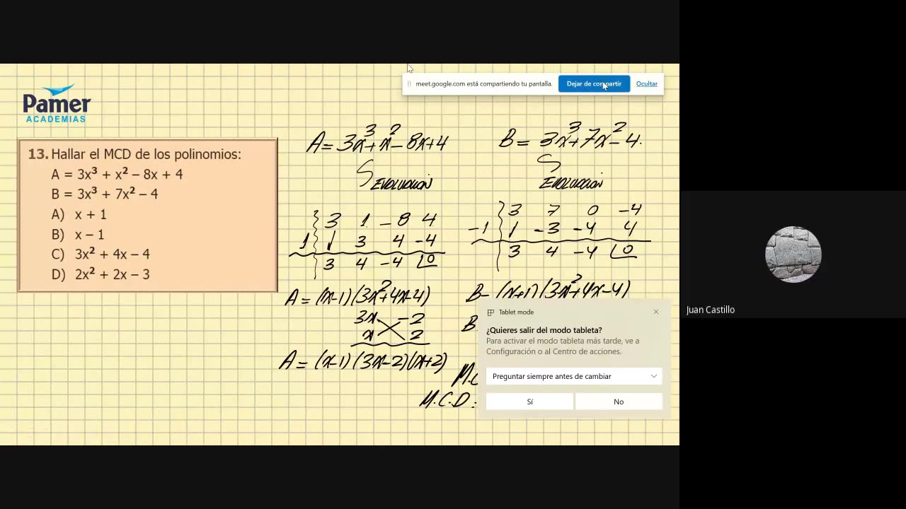 PAMER SEMESTRAL 2023 | Semana 05 | Álgebra: Factorización