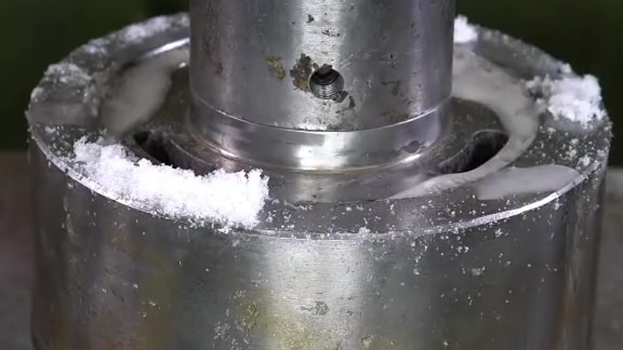 #Hydraulic_Piston_vs_Ice_ASMR😍😍