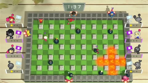 Playing Super BomberMan R