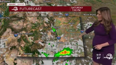 Severe storms rumbling across Denver metro, E. Plains Friday night