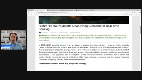 Episode 377: Can faster Federal payments increase demand for real-time banking?
