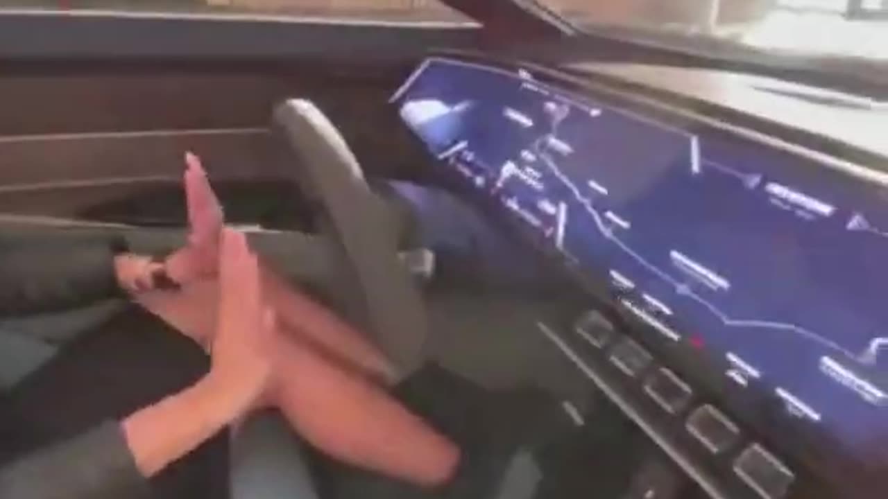 Audi the retractable steering wheel