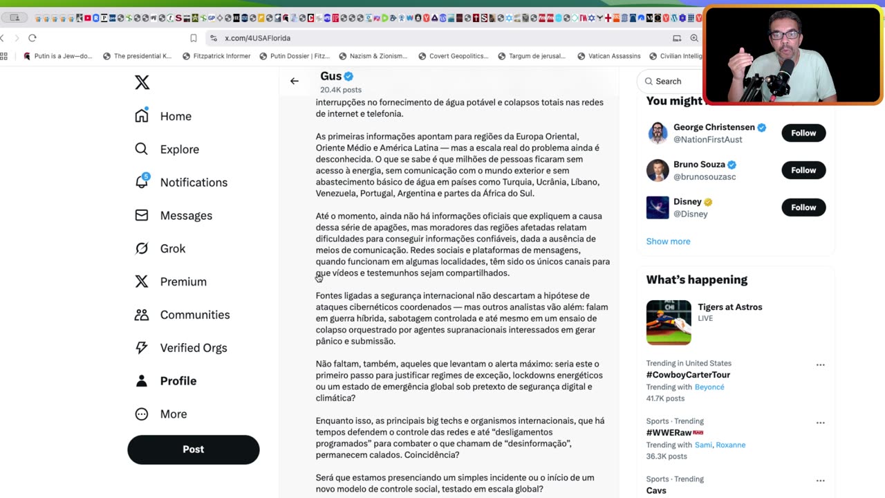 Apagao na Europa & O Conflito India vs Paquistao