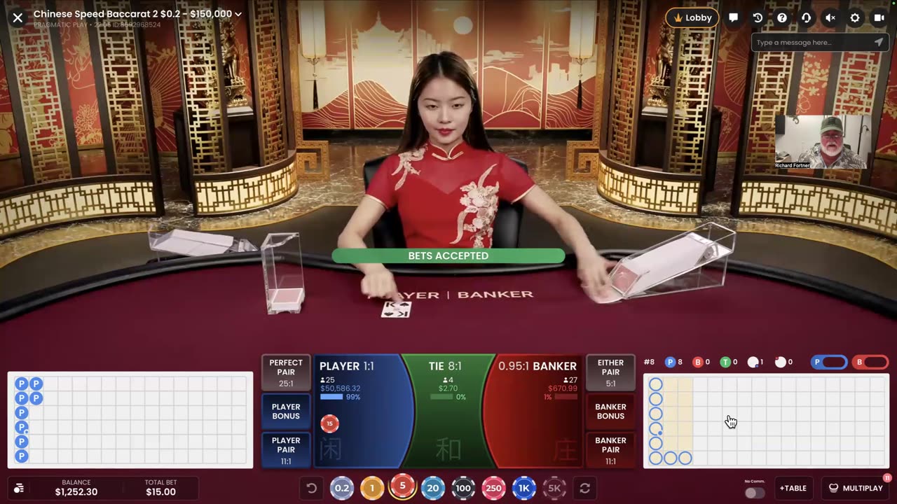 "Work is for people who can't play baccarat". Win at Baccarat