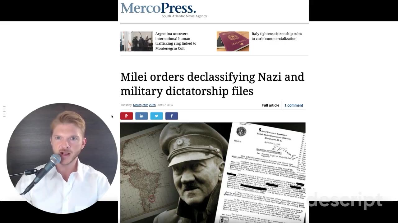 Argentina To Declassify Nazi Archives... But Did Hitler Escape There Too