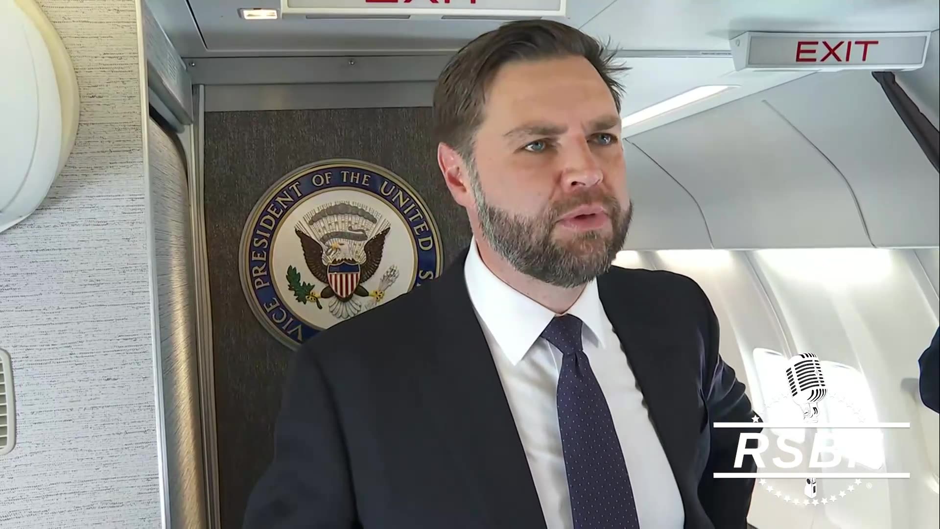 WATCH: JD Vance Talks to Press on His Flight Back to the U.S. - 5/19/25