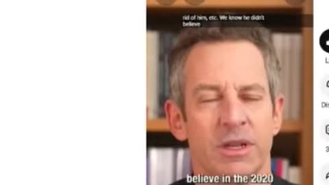 Sam Harris: Tucker Carlson LIES About Trump