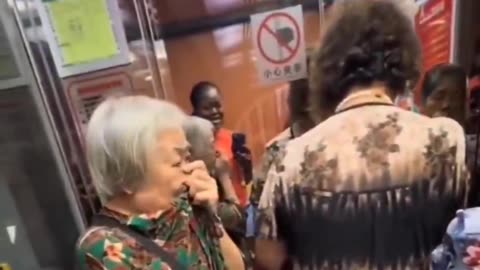 Chinese grandmothers don't like tourists.