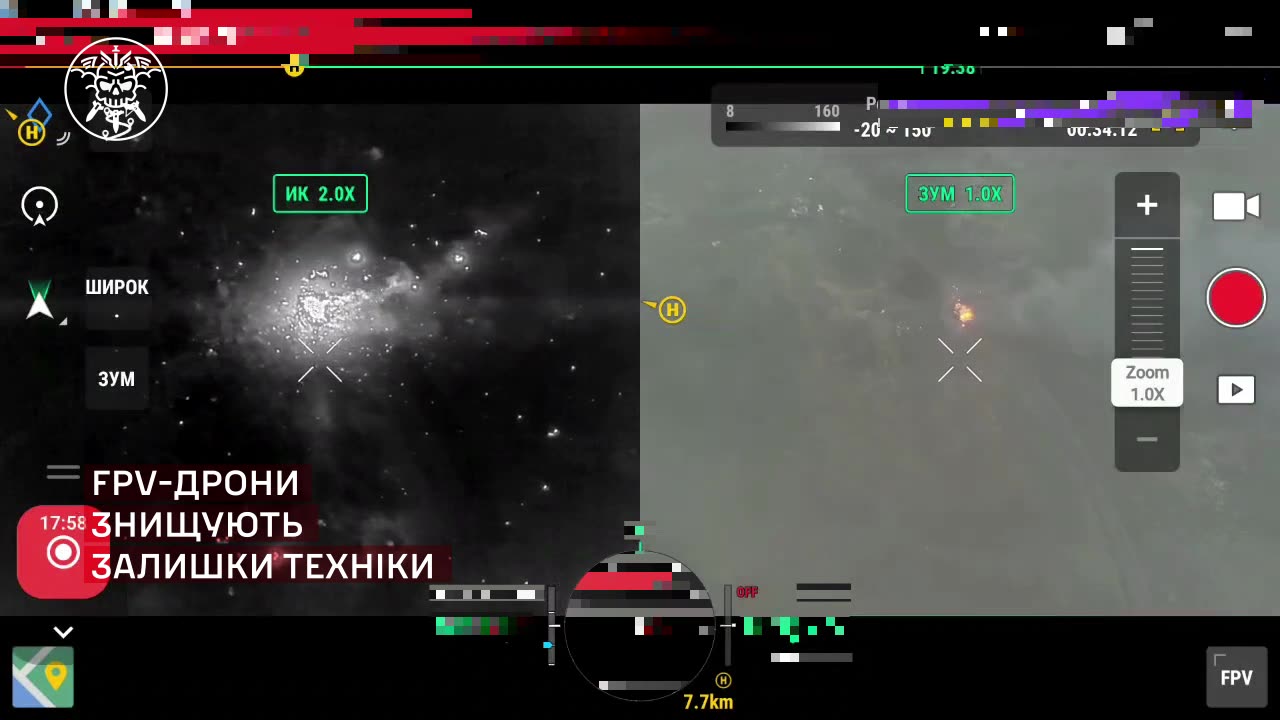 Russian Convoy Gets Pinned Down Inside of a Minefield