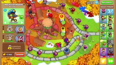 Bloons TD 6 Tree Hole Medium Round V59 0001