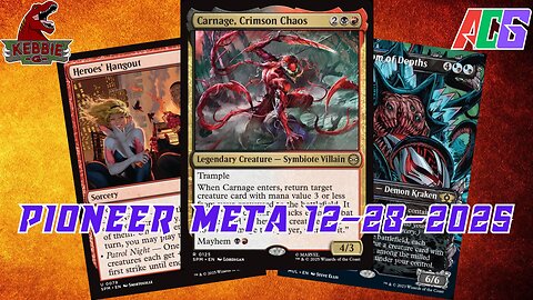 Watching The Pioneer Meta 12-22-25 to 12-28-25 | Magic the Gathering | MTG Metagame Analysis